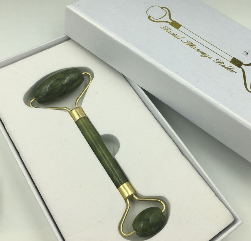 Jade Beauty Device Roller Xiuyu Double-headed Facial Massage Stick Jade Roller Jade Beauty Device Roller Xiuyu Double-headed Facial Massage Stick Jade Roller